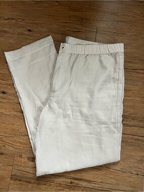 RailRiders LOA Love of Adventure Hemp Blend Pants Mens 2X White Elastic Waist